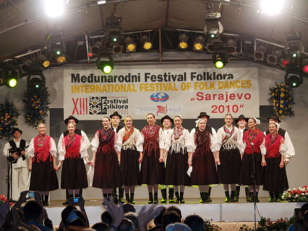 lanovi KUD-a Otrc proveli pet dana na 13. Meunarodnom festivalu folklora u Sarajevu
