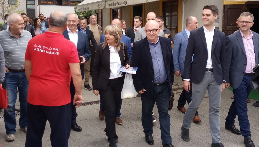 HDZ-ovi kandidati za EU parlament proetali Samoborom