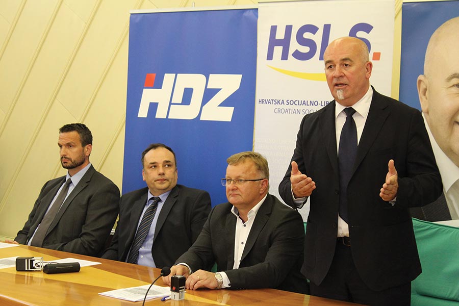 HDZ, HSU i HSLS idu zajedno na upanijske izbore