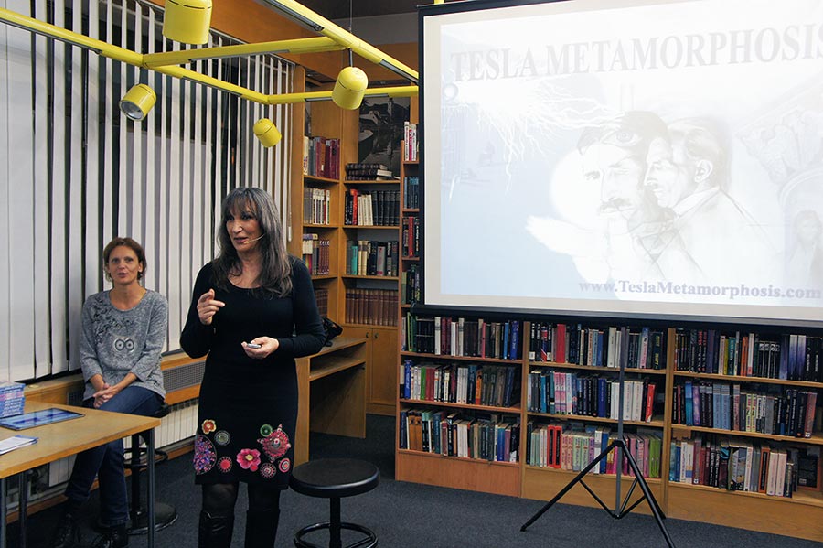Predavanje iscjeliteljice Anje Petrovi Tesla metamorfoza u Gradskoj knjinici Samobor