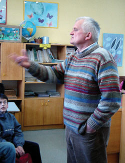 Na Dječjem odjelu knjižnice akademik Vladimir Paar održao je predavanje o Nikoli Tesli