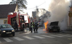 Zbog dotrajalih instalacija u plamenu nestao autombil u centru Samobora 