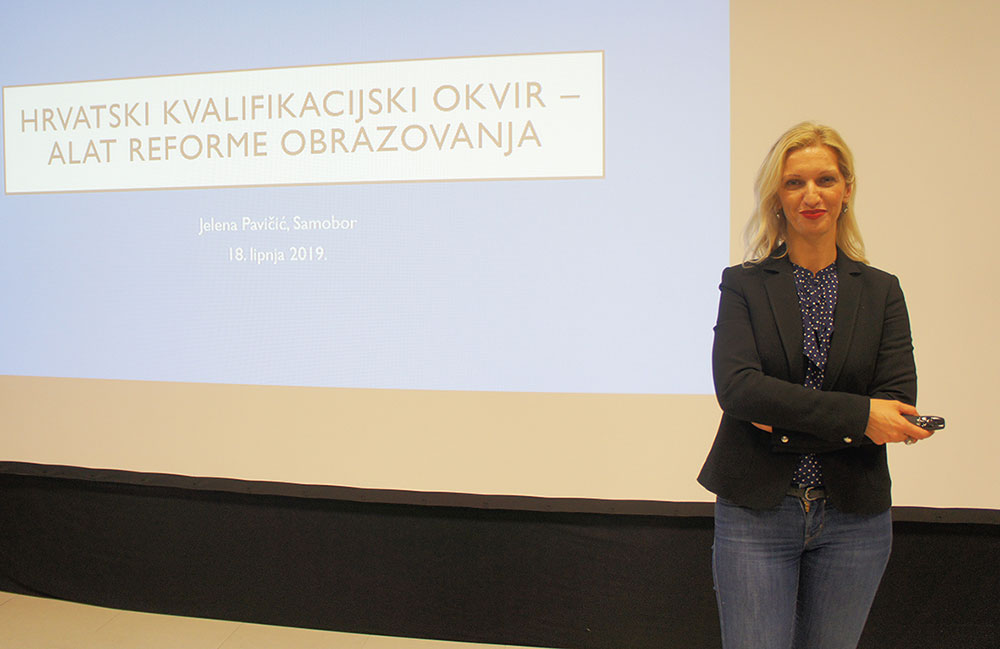 Predavanje Jelene Pavii o Hrvatskom kvalifikacijskom okviru u POP UP kinu
