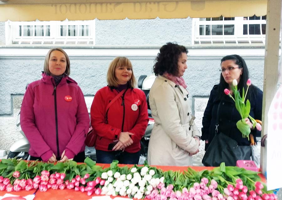 Samoborski SDP u akciji humanitarne prodaje tulipana