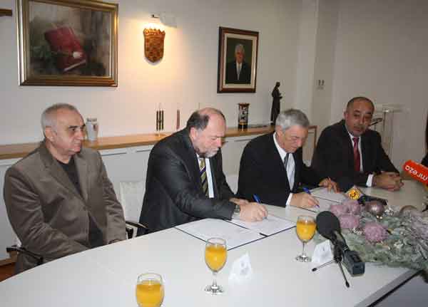 Potpisan Sporazum o sufinanciranju izgradnje kolske portske dvorane Podrune kole Rakitje