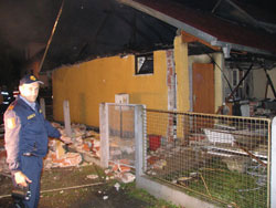 U eksploziji plina uništena prizemnica u Mirnovečkoj ulici
