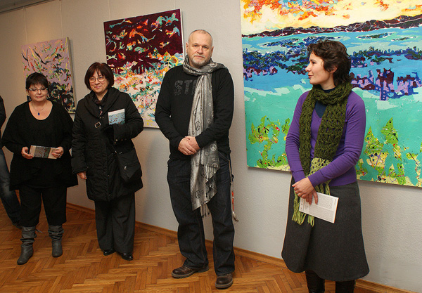 U Maloj dvorani Galerije Prica postavljena je izložba Arhipelag Davora Vukovića
