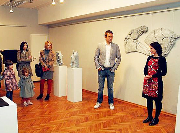 Izloba skulptura Hrvoja Dumania u Galeriji Prica