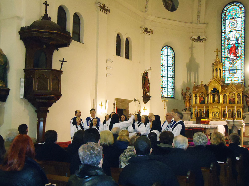 Koncert Vokalnog ansambla KUD-a Klek iz Ogulina u crkvi sv. Anastazije