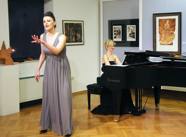 U Galeriji Prica nastupile su pijanistica Gordana Pavi i mezzosopranistica Nera Gojanovi