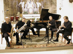 SAMOBORSKA GLAZBENA JESEN - u franjevakoj crkvi nastupio Zagrebaki kvartet saksofona i njihov gost Itamar Golan 