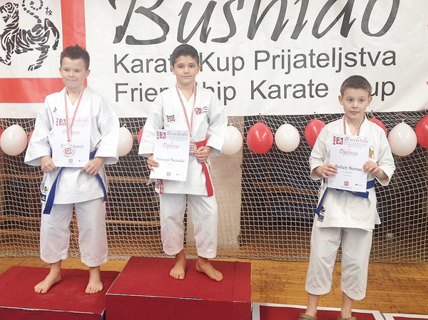 6. Bushido karate kup prijateljstva  Zagreb, 6. oujka
