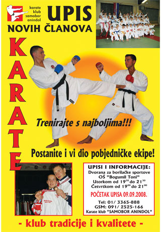 KARATE - Upiite se na karate i trenirajte s najboljima!