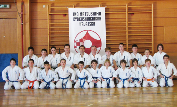 KYOKUSHIN KARATE - Odran 3. zimski kamp IKO Matsushima Kyokushinkaikan Hrvatska - Topusko 2012
