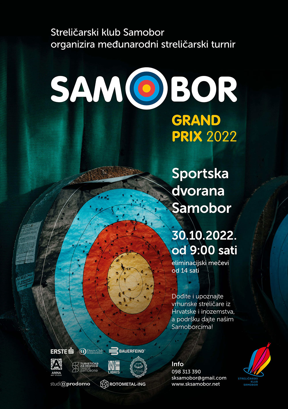 Najava Meunarodnog streliarskog turnira Samobor Grand Prix 2022