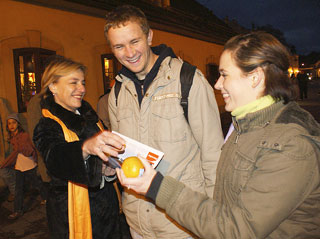Vesna Pusi prvog dana predsjednike kampanje posjetila Samobor
