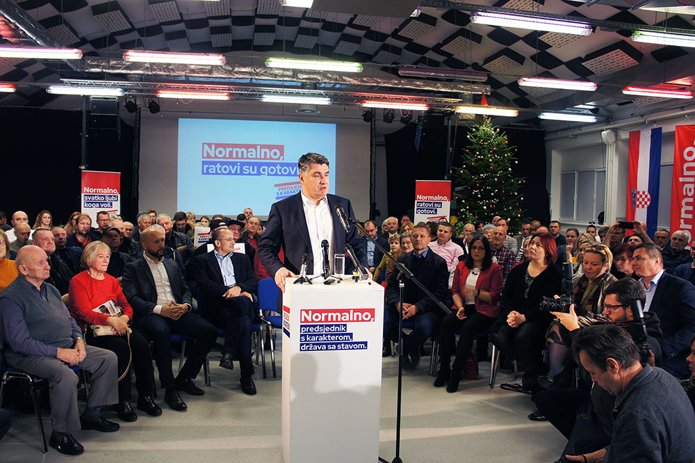 Predsjedniki kandidat Zoran Milanovi u Samoboru krenuo u drugi krug izbora 